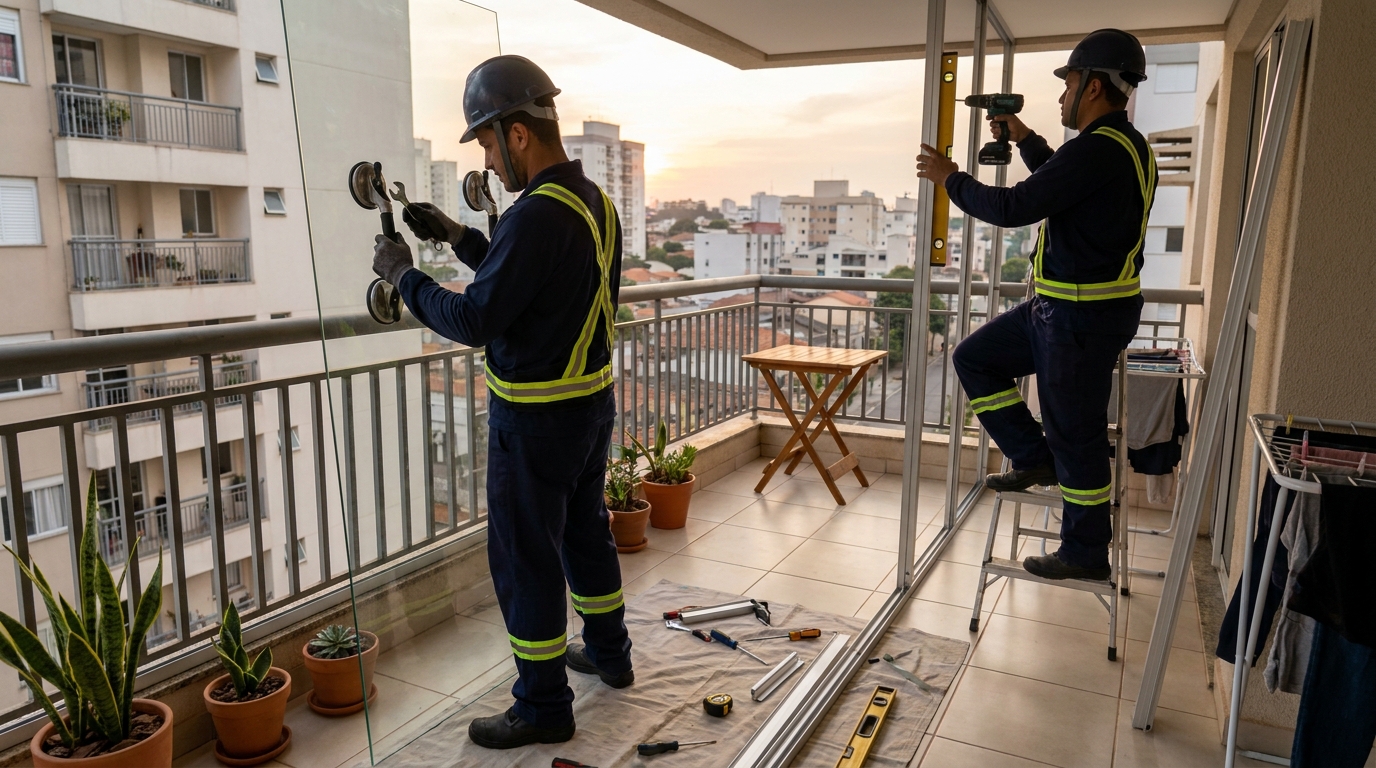 Divisórias em Vidro no Centenário, Caxias do Sul‑RS